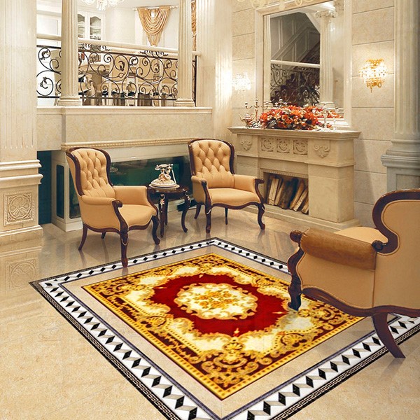 Bạn có thấy được sự khác biệt khi sử dụng thảm và sử dụng gạch giả thảm?