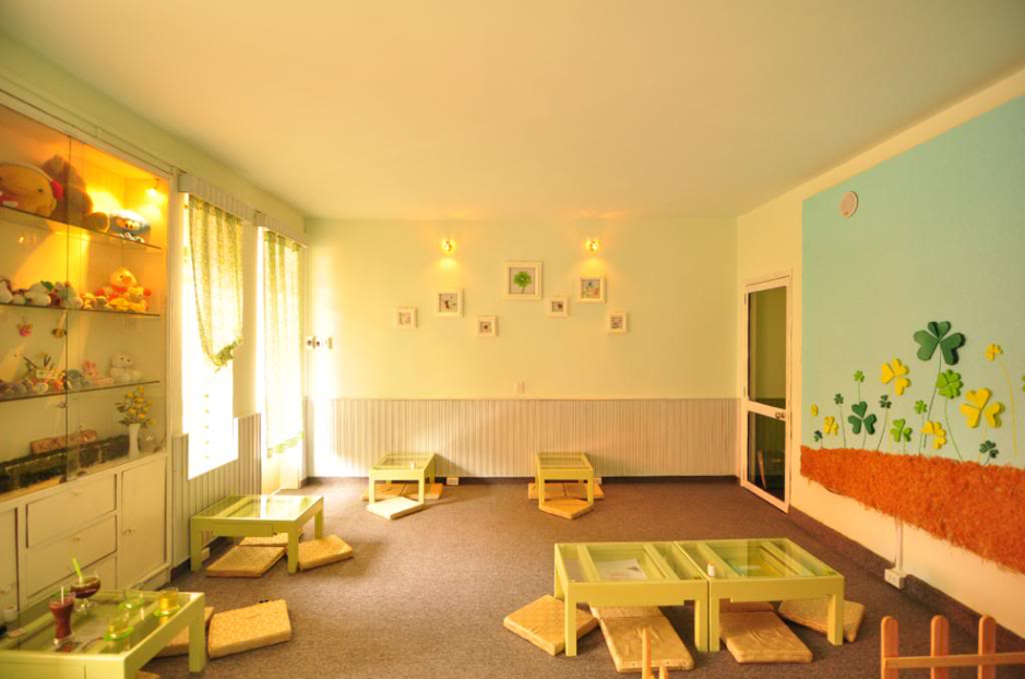 Thảm lót sàn bằng chất liệu nỉ mang phong cách vintage