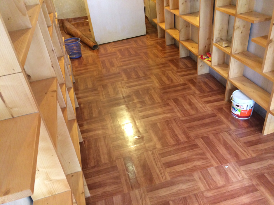 Thảm simili Hàn Quốc giả gỗ