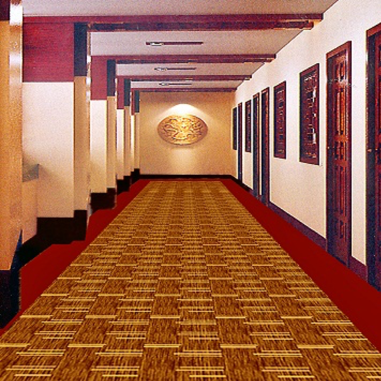 Mẫu thảm lựa chọn tông màu cực kỳ nổi bật, ấn tượng