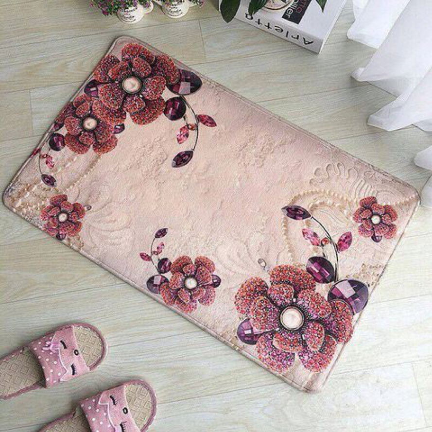 Thảm lau chân lông san hô dày dặn, siêu thấm nước 3