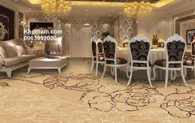 thảm khách sạn in sợi nylon