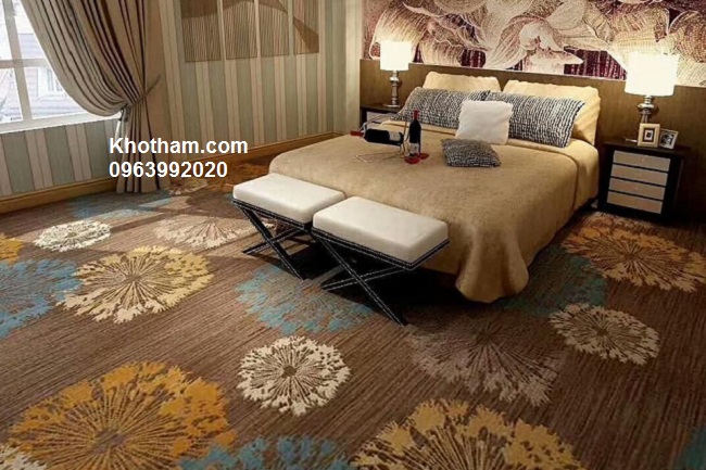 thảm khách sạn in sợi nylon