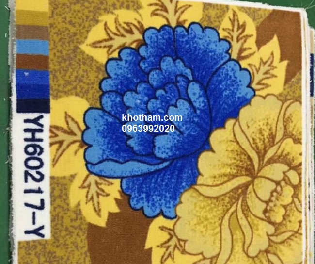 Thảm in sợi nylon hoa văn 