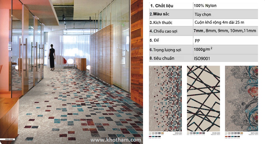 thảm trải sàn Linh Dung