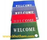 thảm chùi chân welcome