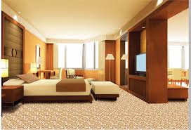 Thảm một màu cho không gian khách sạn