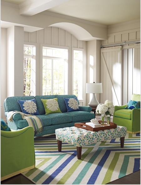 Thảm  trang trí phòng khách chung cư hiện đại