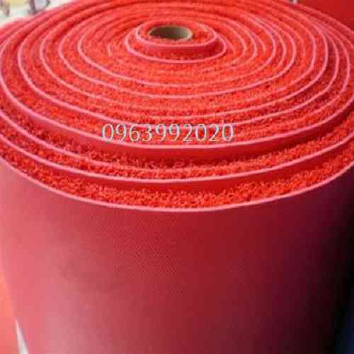 Thảm Nhựa Rối Đỏ Thảm nhựa chùi chân pvc (nhựa rối)